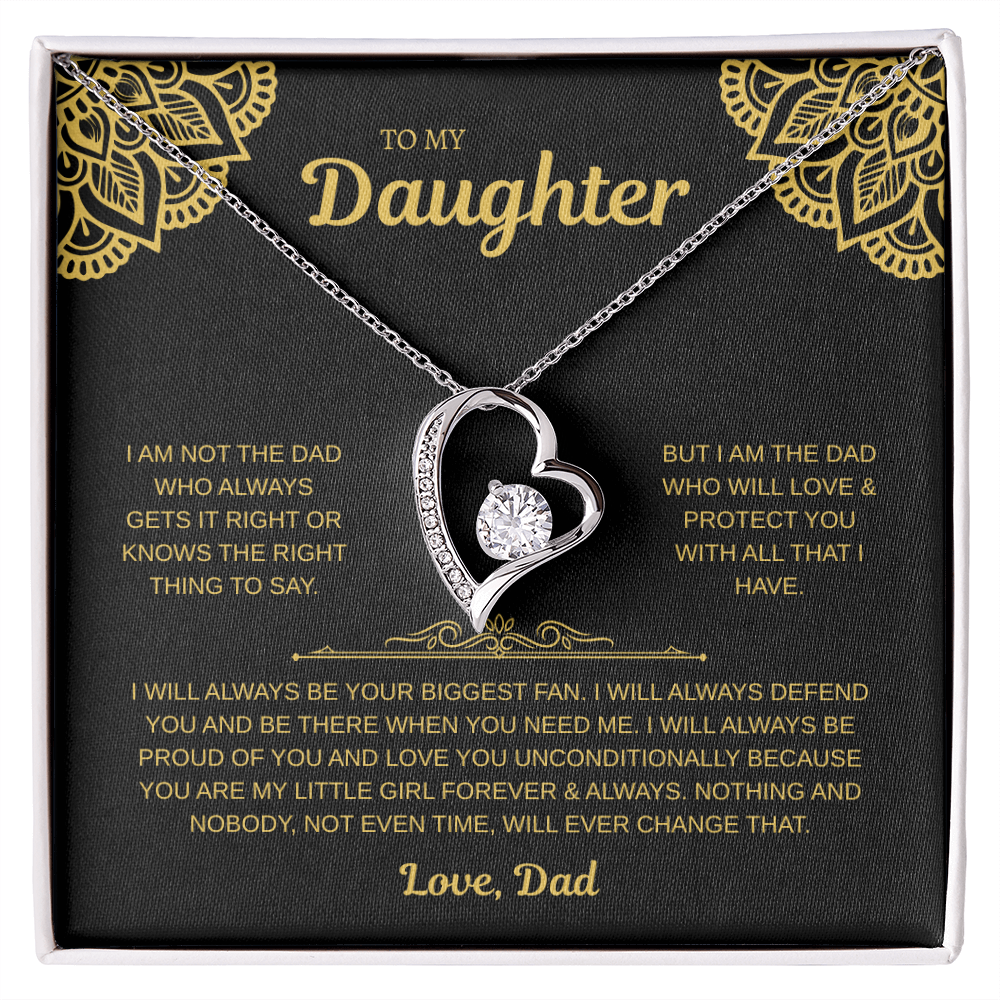 To My Daughter from Dad | Forever Love Necklace