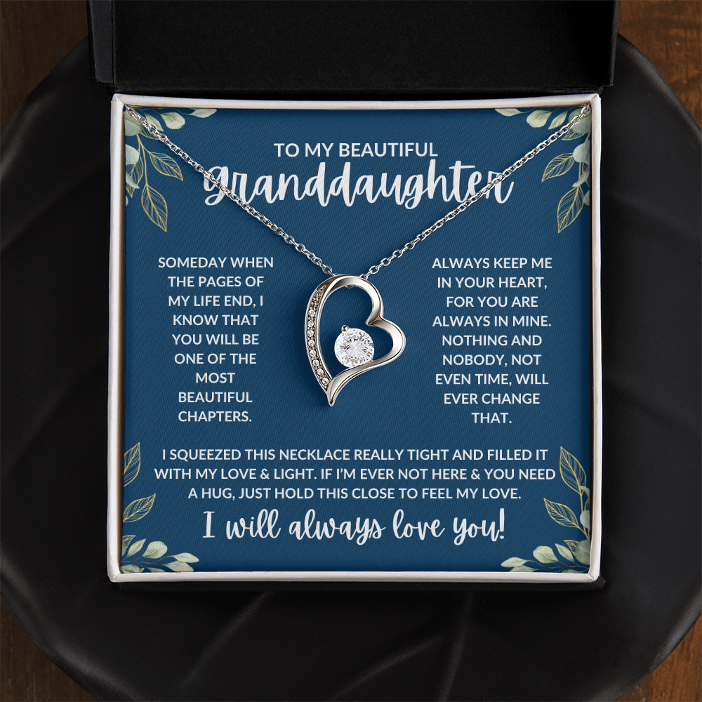 To My Granddaughter | Forever Love Necklace