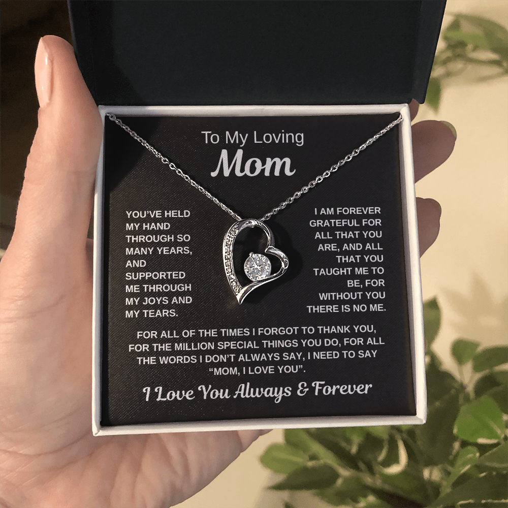 To My Loving Mom | Forever Love Necklace