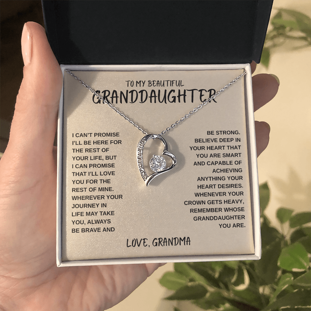To My Beautiful Granddaughter | Forever Love Necklace
