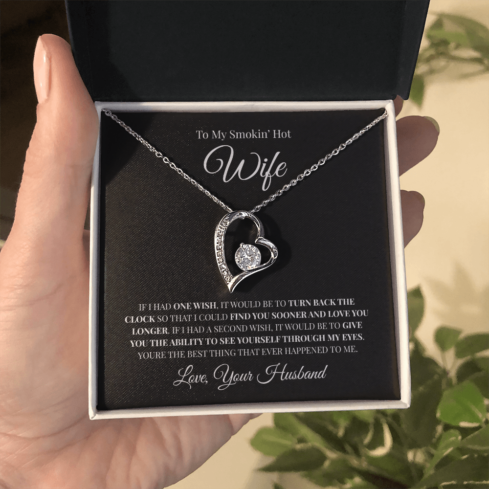 To My Smokin' Hot Wife | Forever Love Necklace