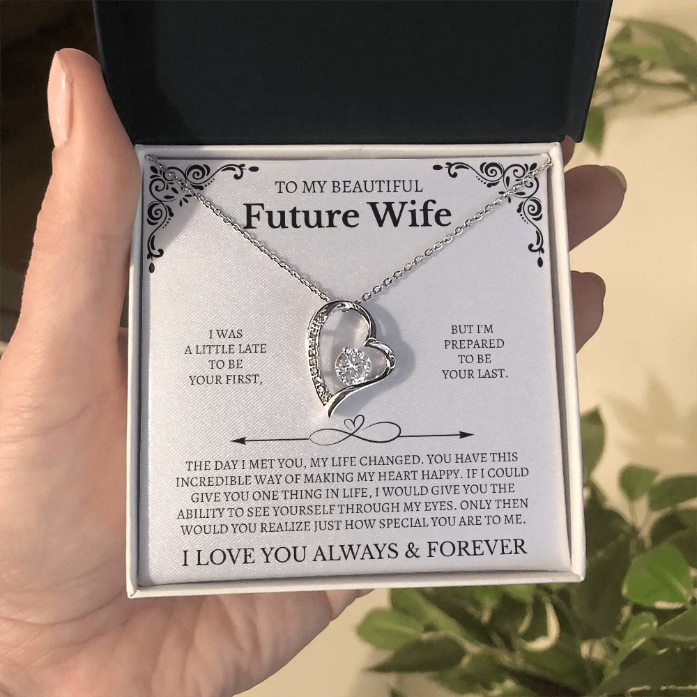 To My Beautiful Future Wife | Forever Love Necklace
