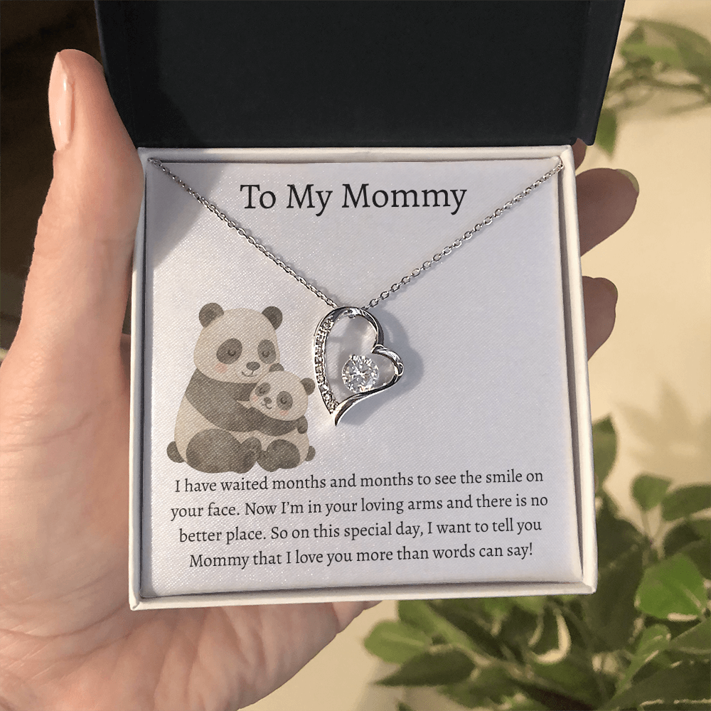 To My Mommy Pandas | Forever Love Necklace