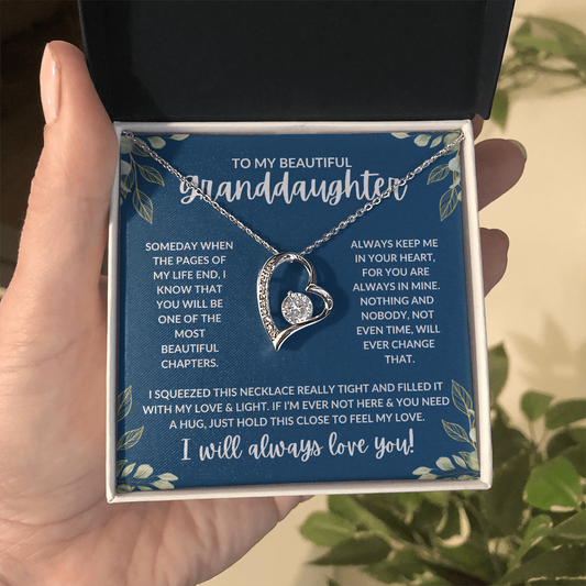 To My Granddaughter | Forever Love Necklace