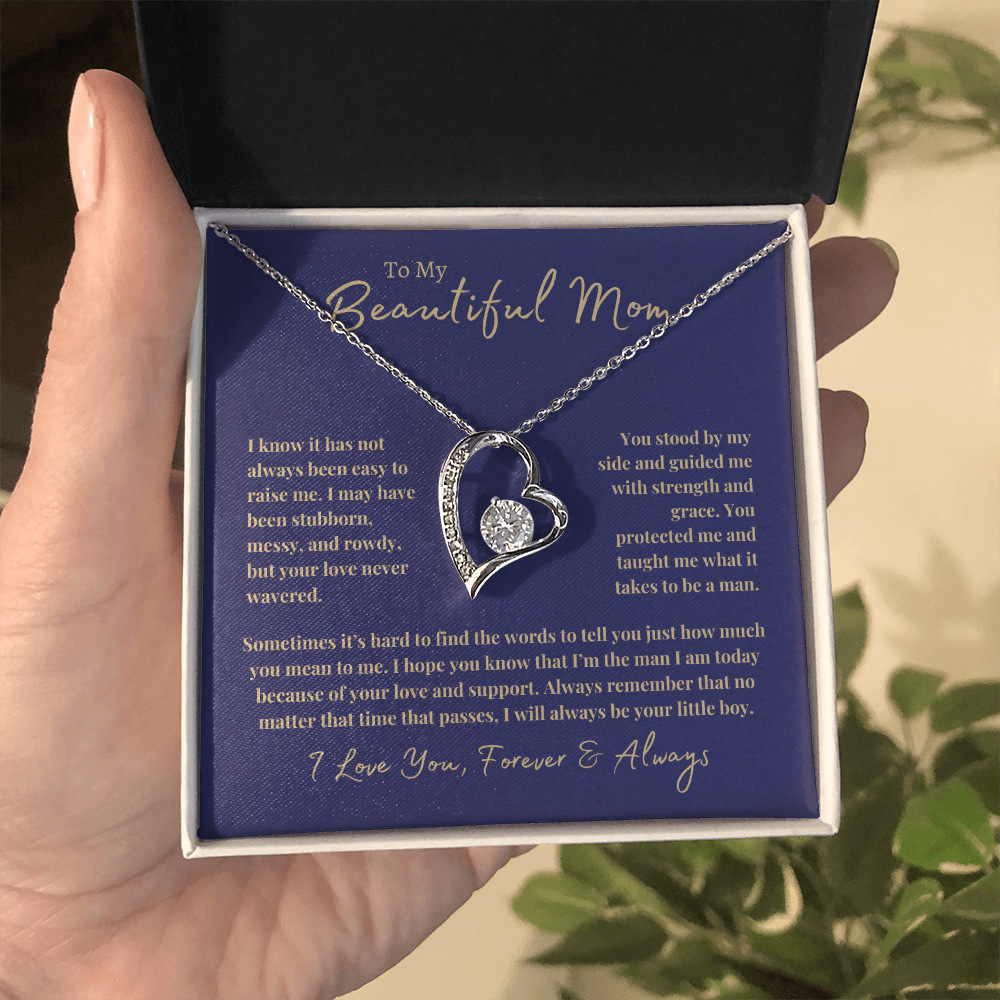 Gift to Mom from Son | Forever Love Necklace