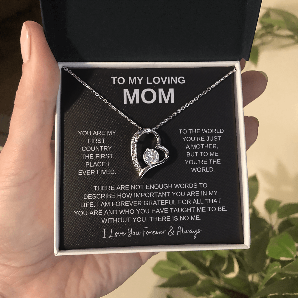 To My Loving Mom | Forever Love Necklace
