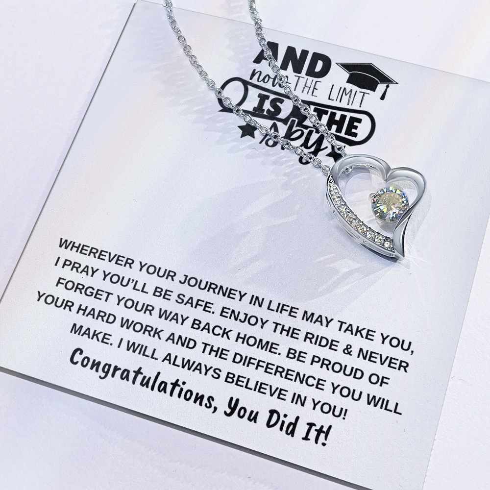 The Limit Is the Sky Graduation | Forever Love Necklace
