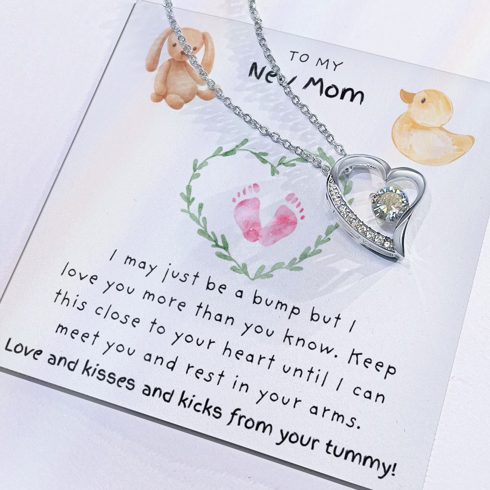 To My New Mom Pink | Forever Love Necklace