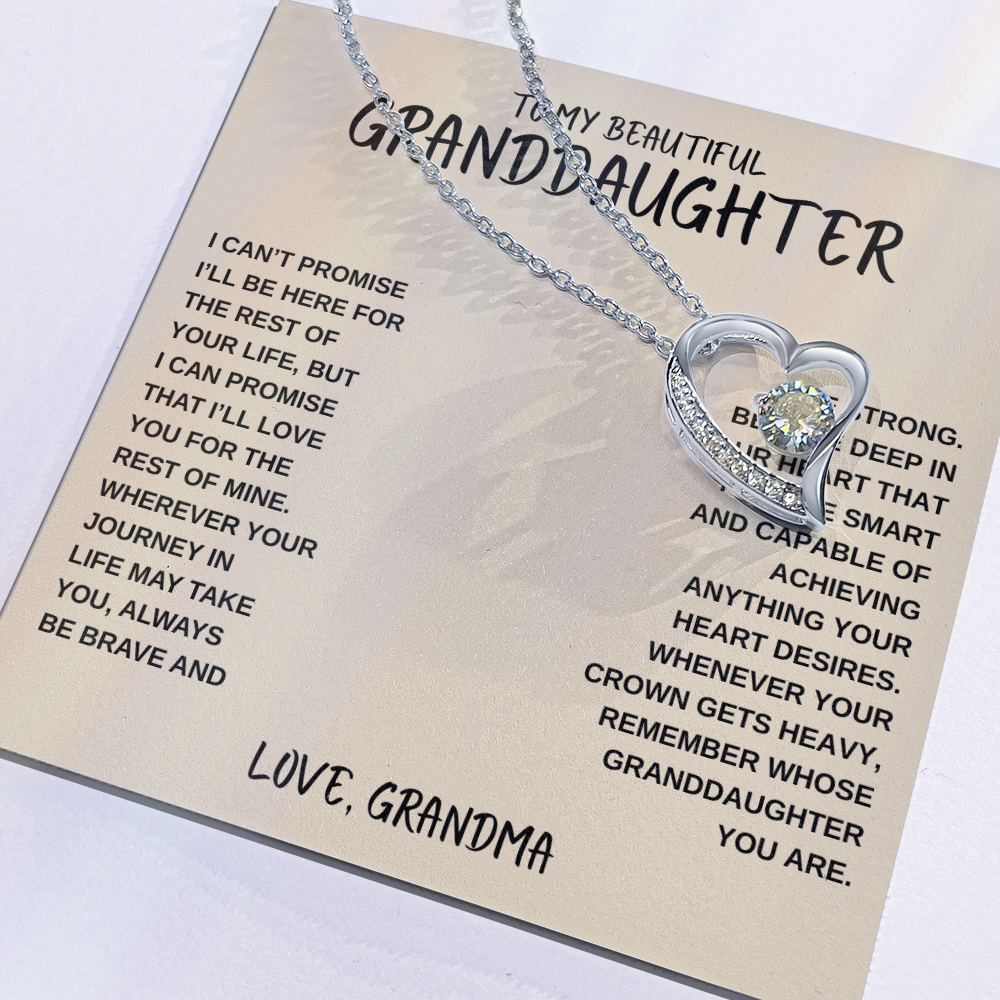 To My Beautiful Granddaughter | Forever Love Necklace