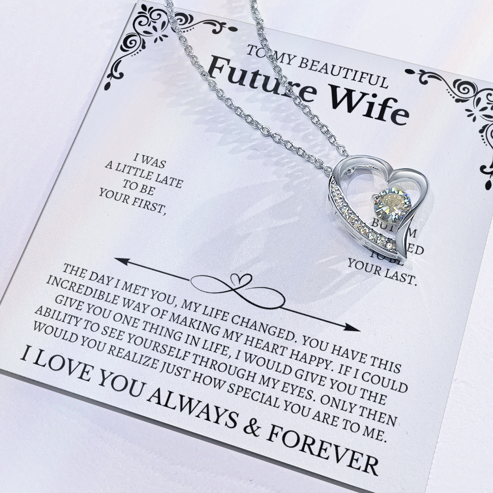 To My Beautiful Future Wife | Forever Love Necklace