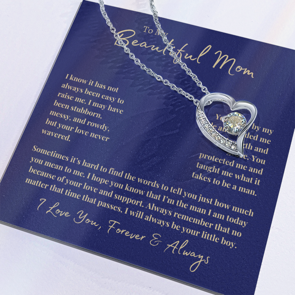 Gift to Mom from Son | Forever Love Necklace