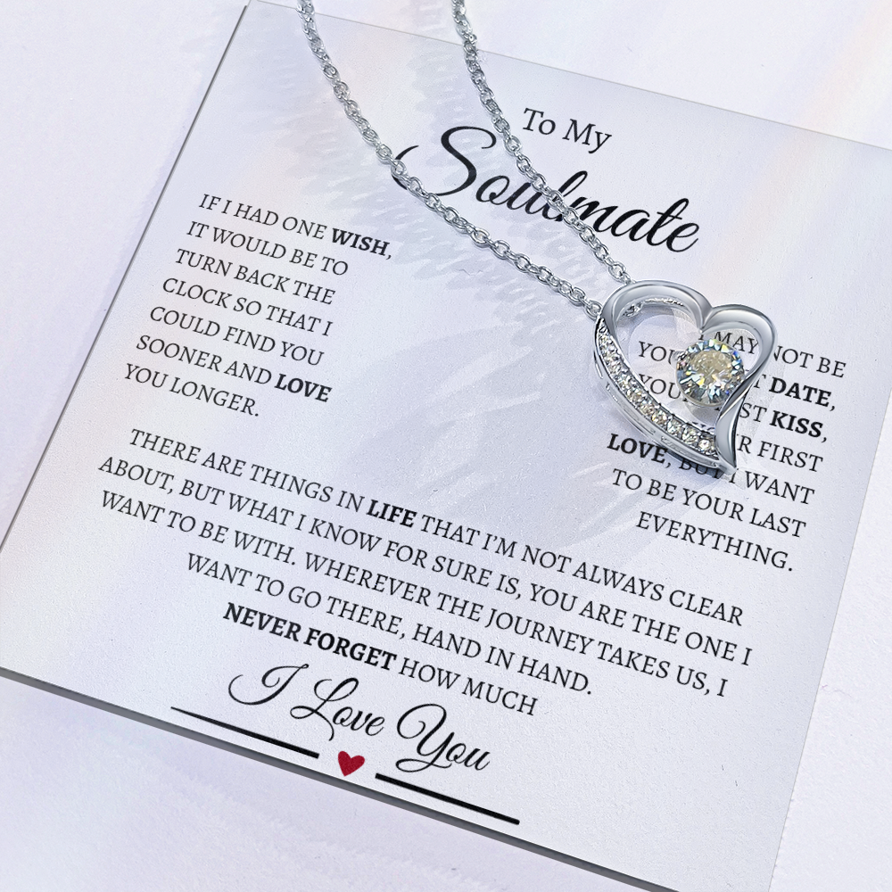 To My Soulmate | Forever Love Necklace