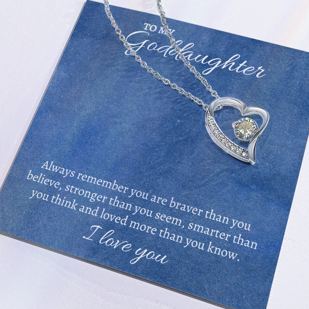 To My Goddaughter | Forever Love Necklace