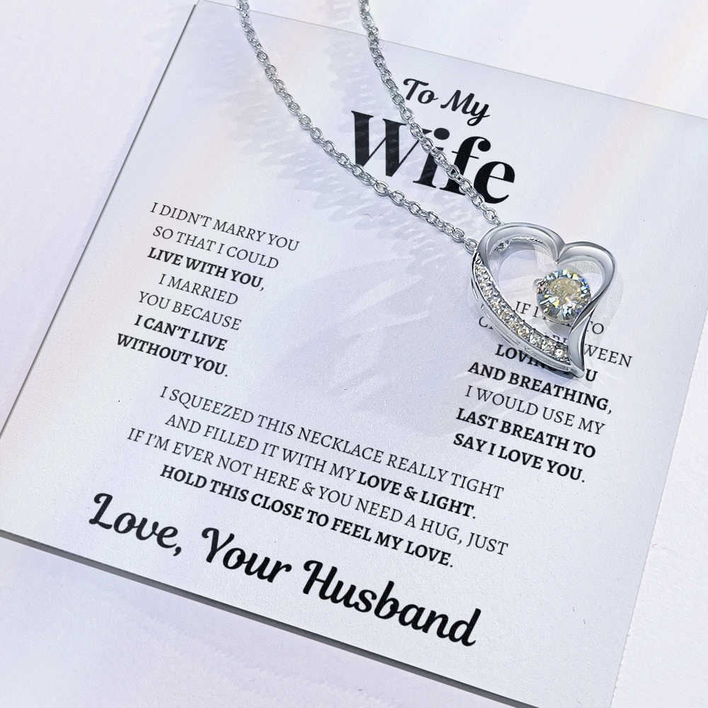 To My Wife | Forever Love Necklace