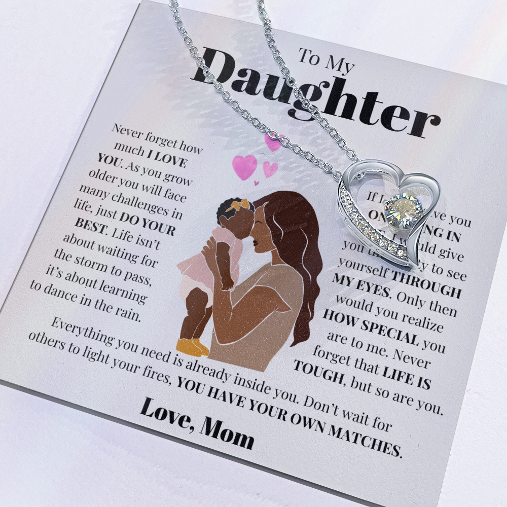 To My Daughter from Mom | Forever Love Necklace