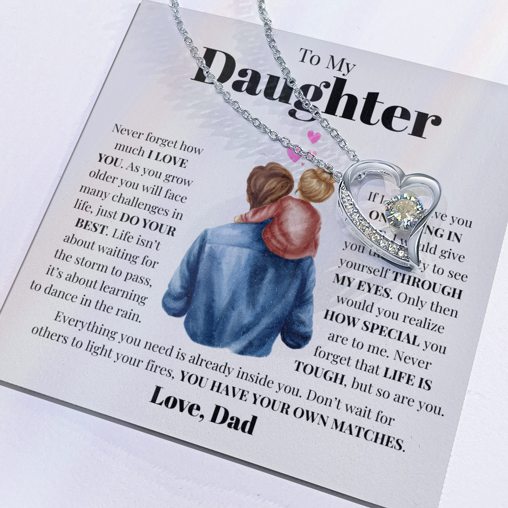 To My Daughter | Forever Love Necklace