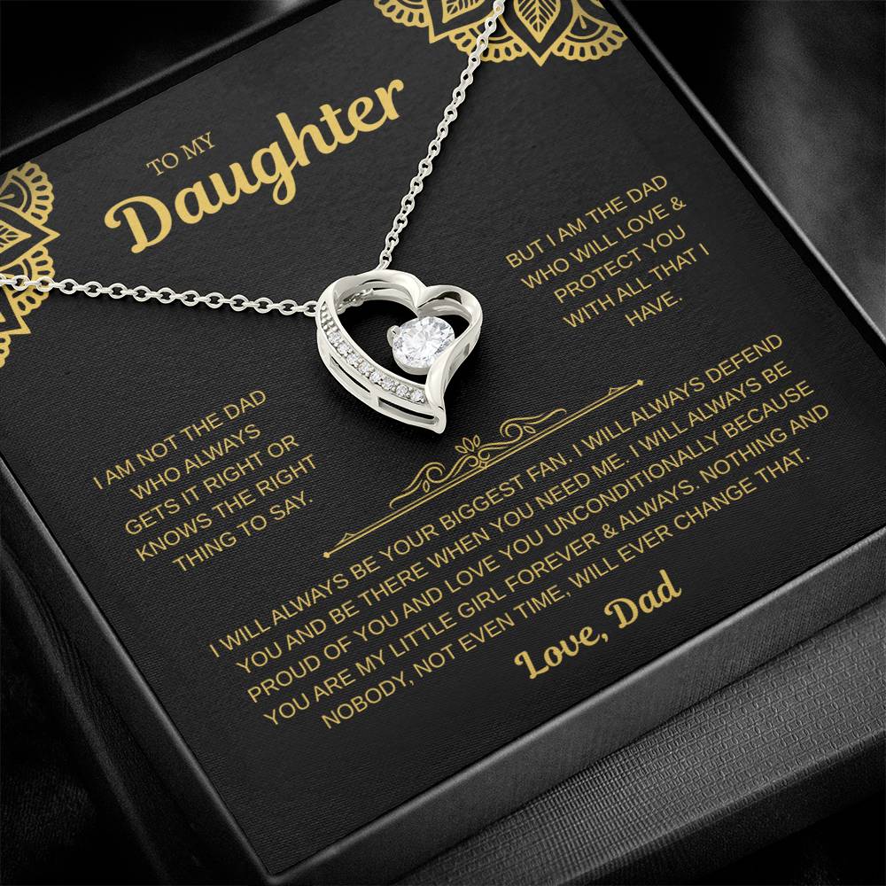 To My Daughter from Dad | Forever Love Necklace