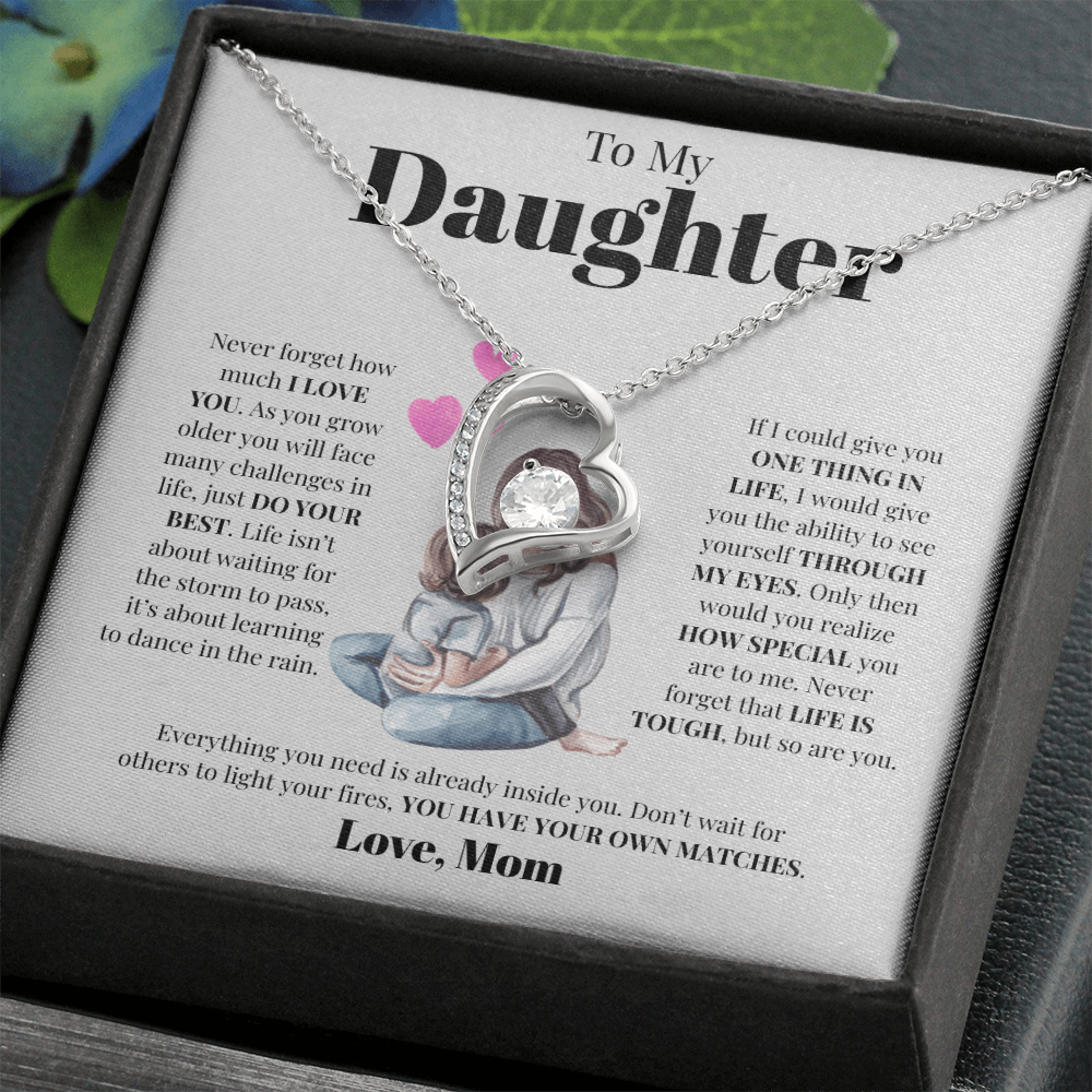To My Daughter from Mom | Forever Love Necklace