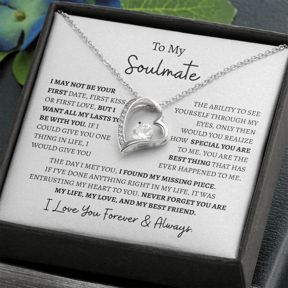 To My Soulmate "I Love You Forever & Always" | Forever Love Necklace