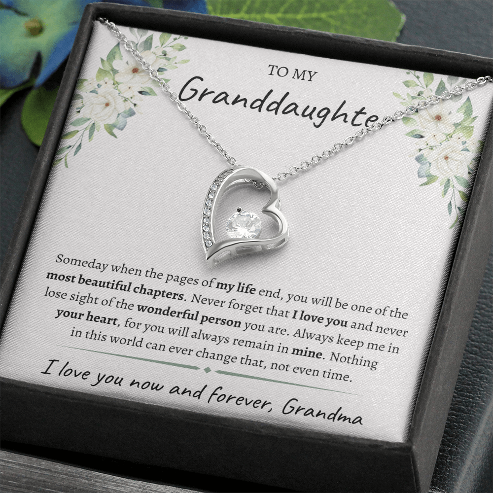 To My Granddaughter from Grandma | Forever Love Necklace