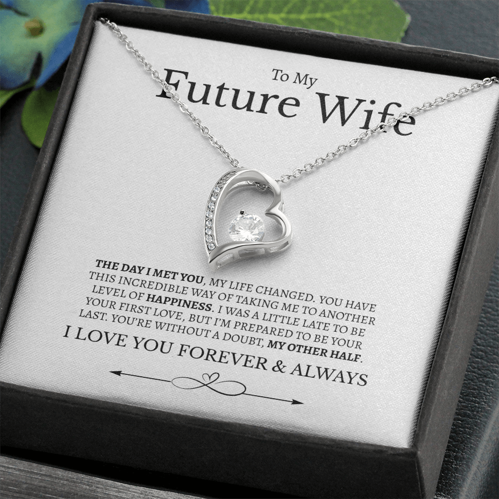 To My Future Wife I love you Forever & Always | Forever Love Necklace