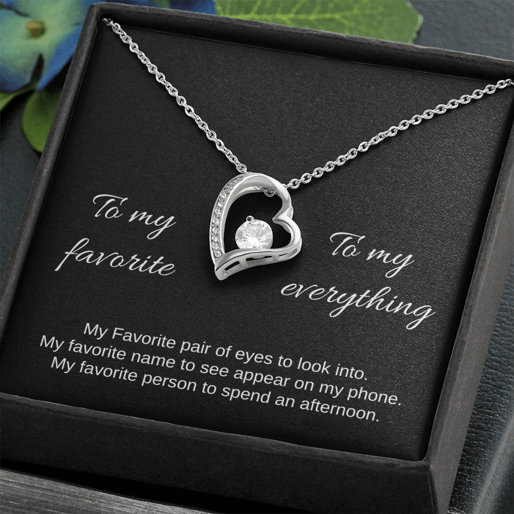 To My Favorite | Forever Love Necklace