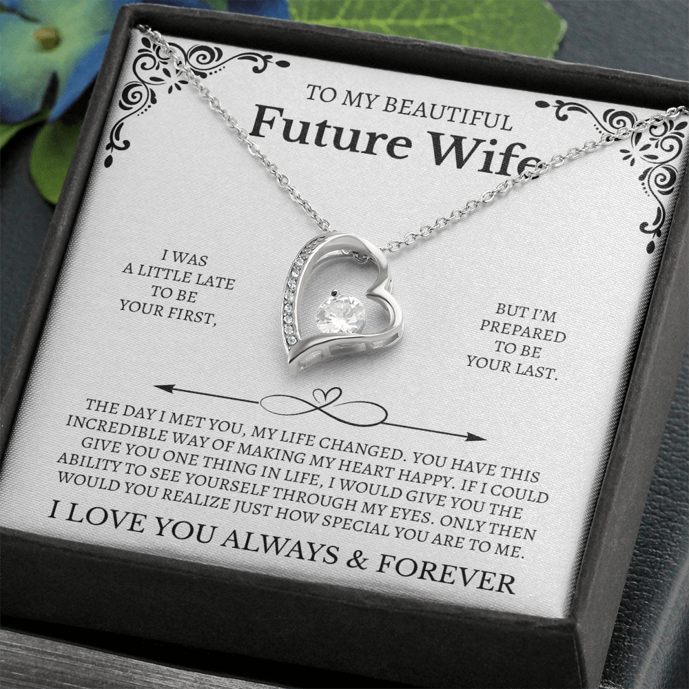 To My Beautiful Future Wife | Forever Love Necklace