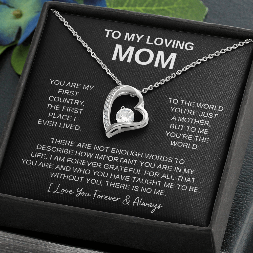 To My Loving Mom | Forever Love Necklace