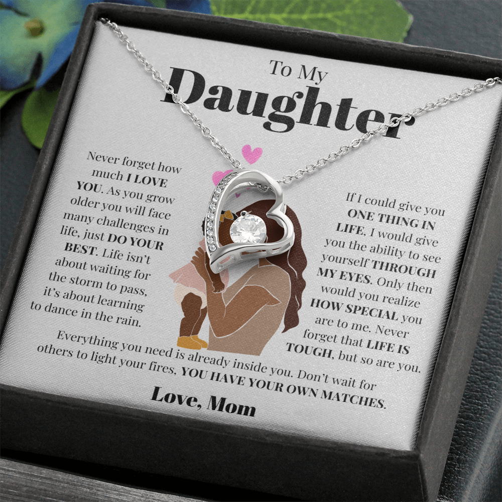 To My Daughter from Mom | Forever Love Necklace