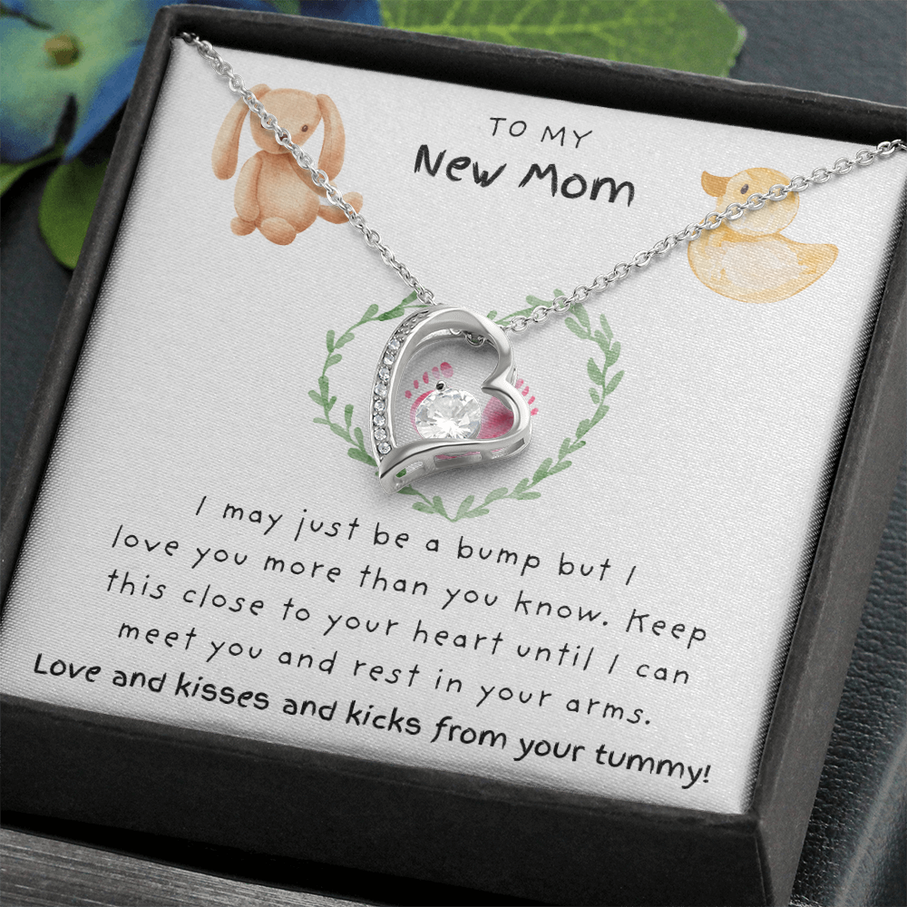To My New Mom Pink | Forever Love Necklace