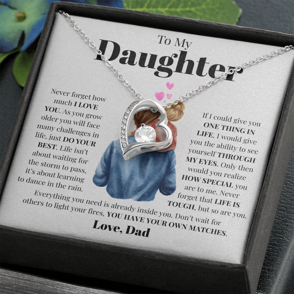 To My Daughter | Forever Love Necklace