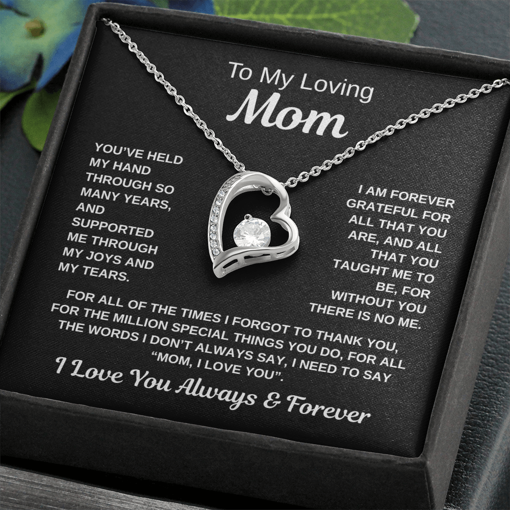 To My Loving Mom | Forever Love Necklace