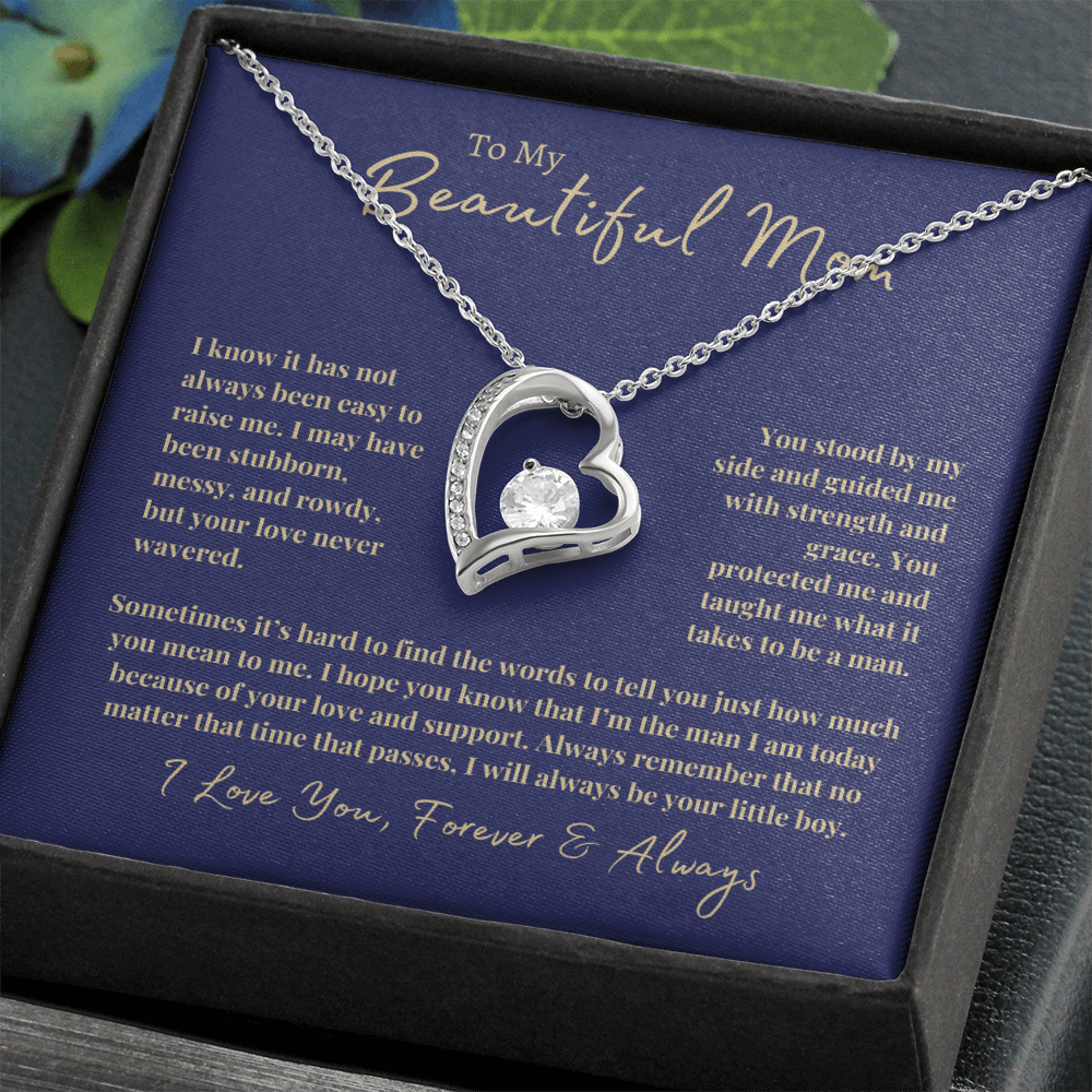 Gift to Mom from Son | Forever Love Necklace