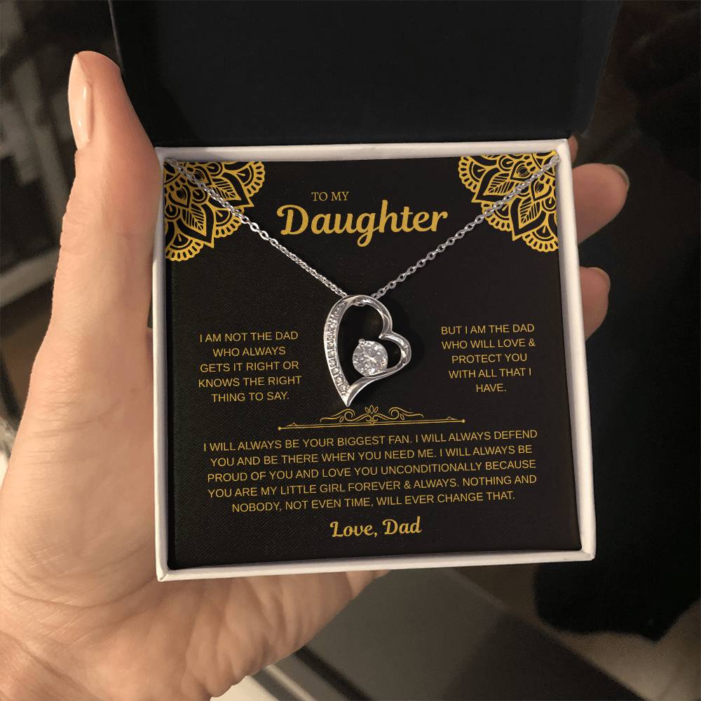 To My Daughter from Dad | Forever Love Necklace