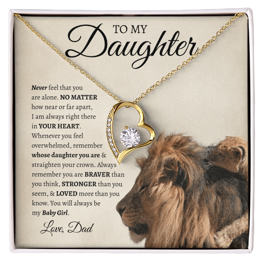 To My Daughter | Forever Love Necklace