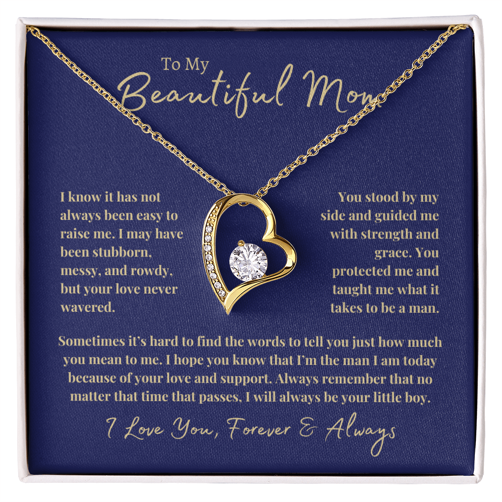 Gift to Mom from Son | Forever Love Necklace