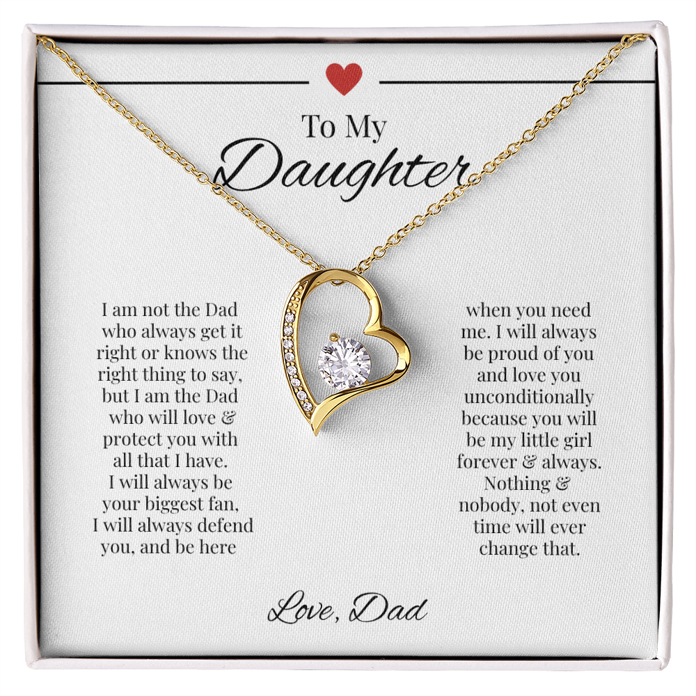 To My Daughter from Dad | Forever Love Necklace