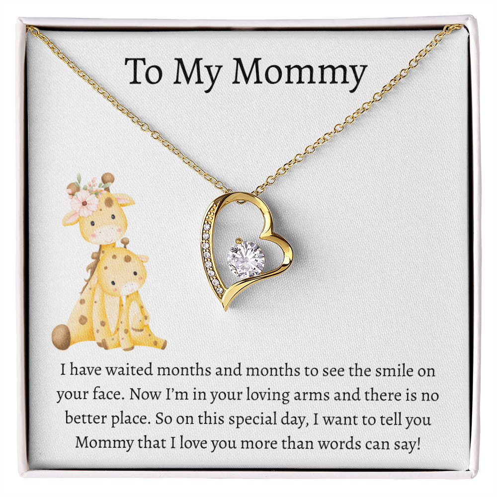 To My Mommy Giraffe | Forever Love Necklace