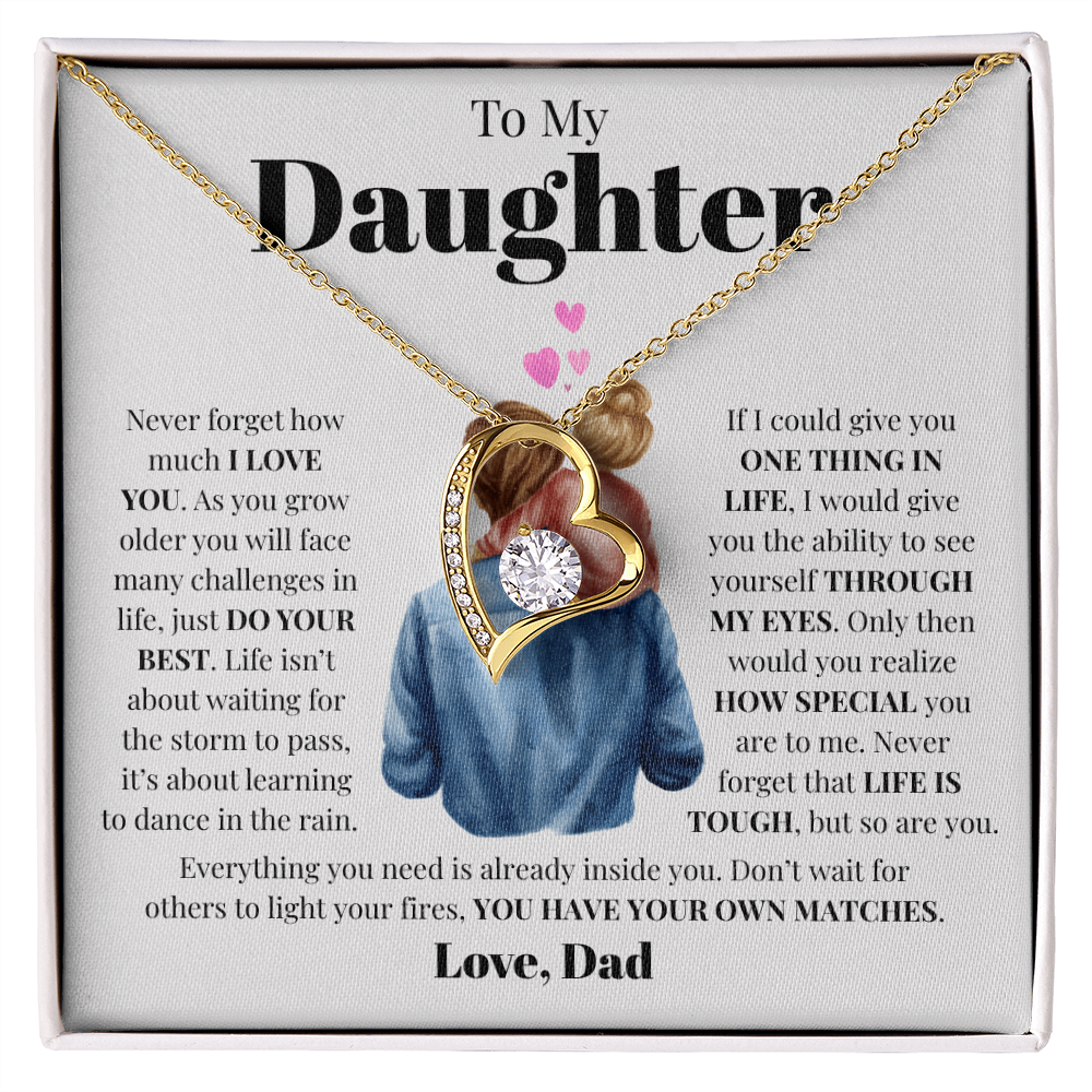 To My Daughter | Forever Love Necklace