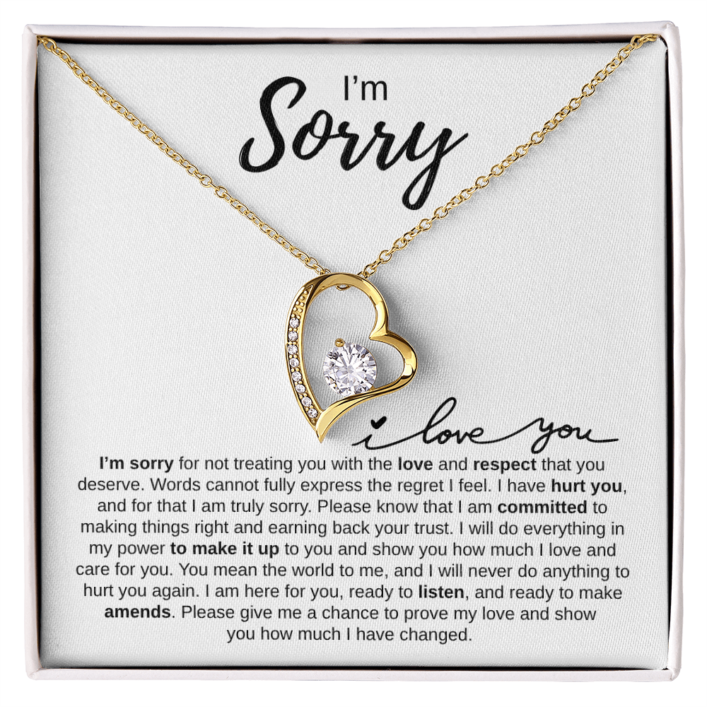 I'm Sorry | Forever Love Necklace