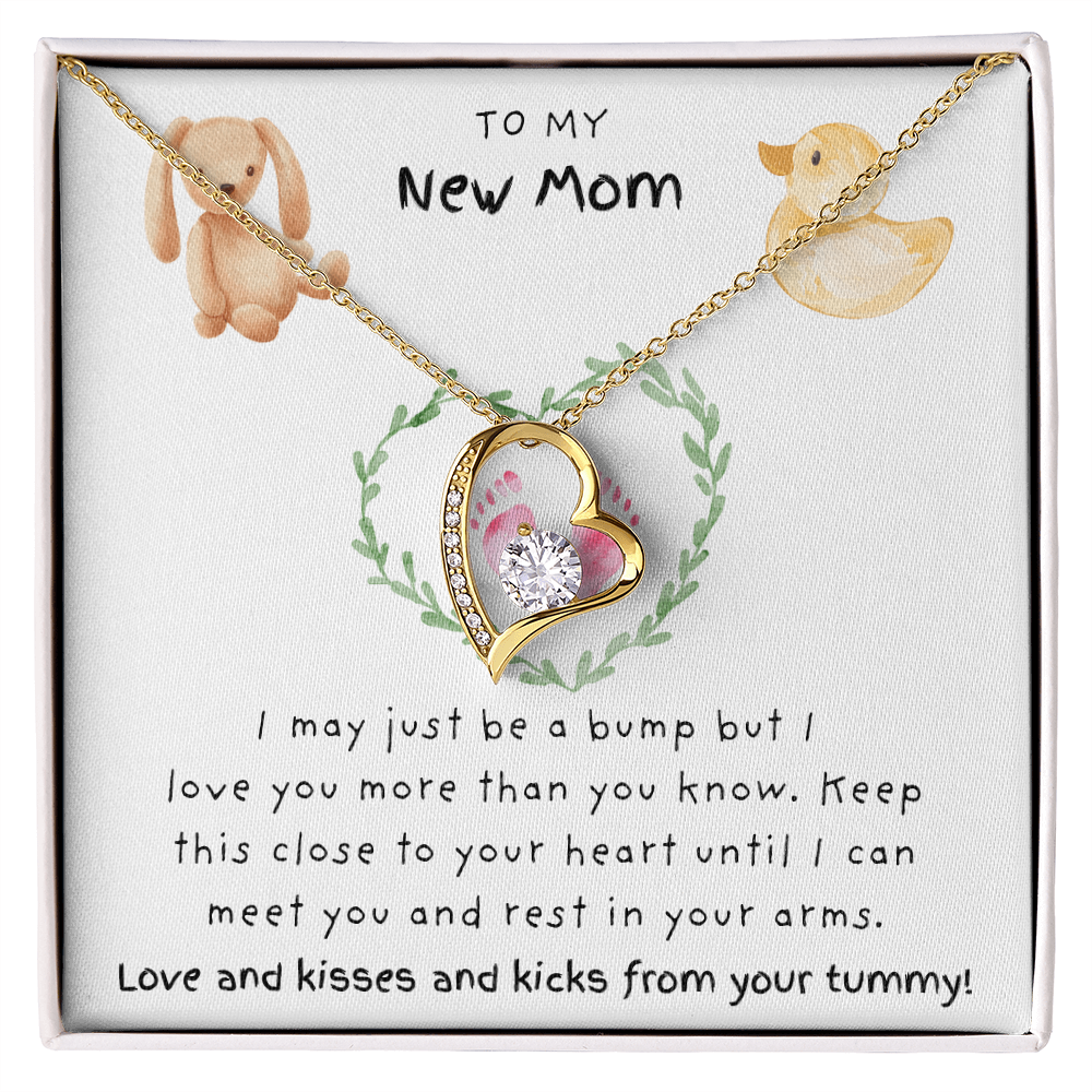 To My New Mom Pink | Forever Love Necklace
