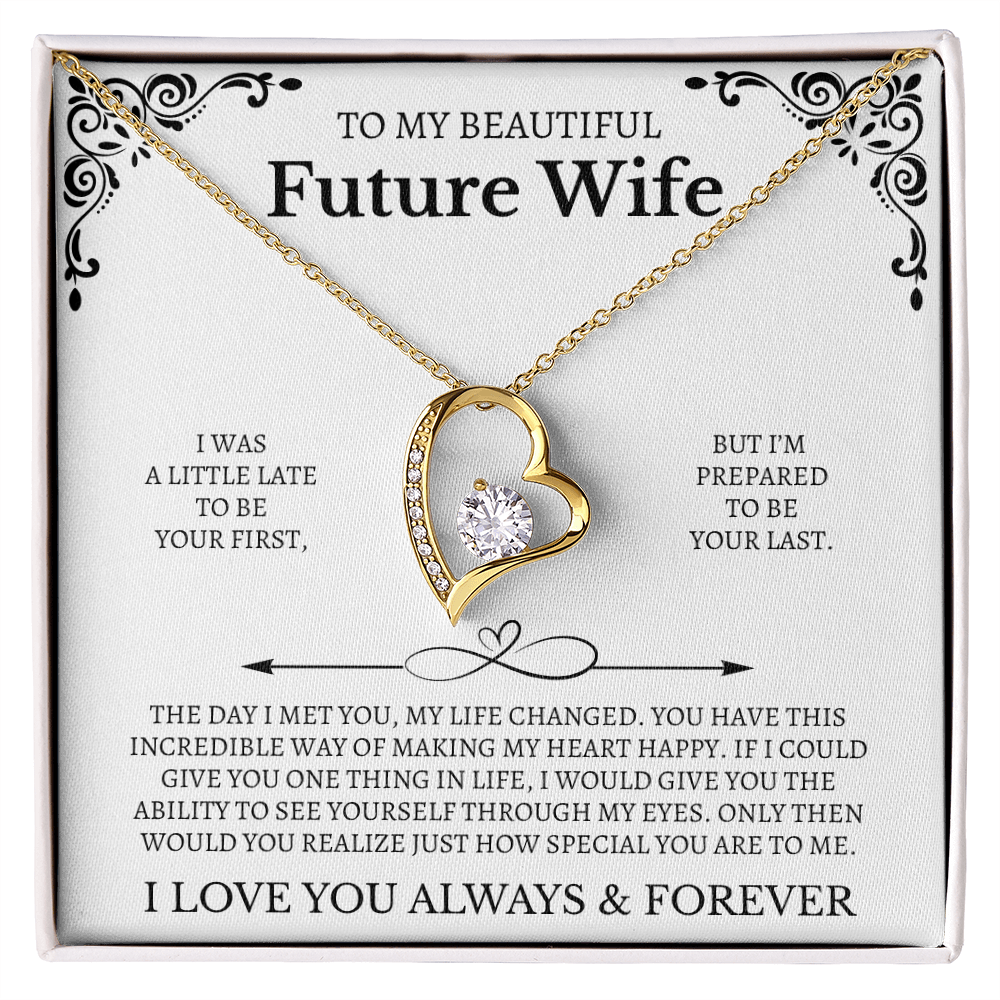 To My Beautiful Future Wife | Forever Love Necklace