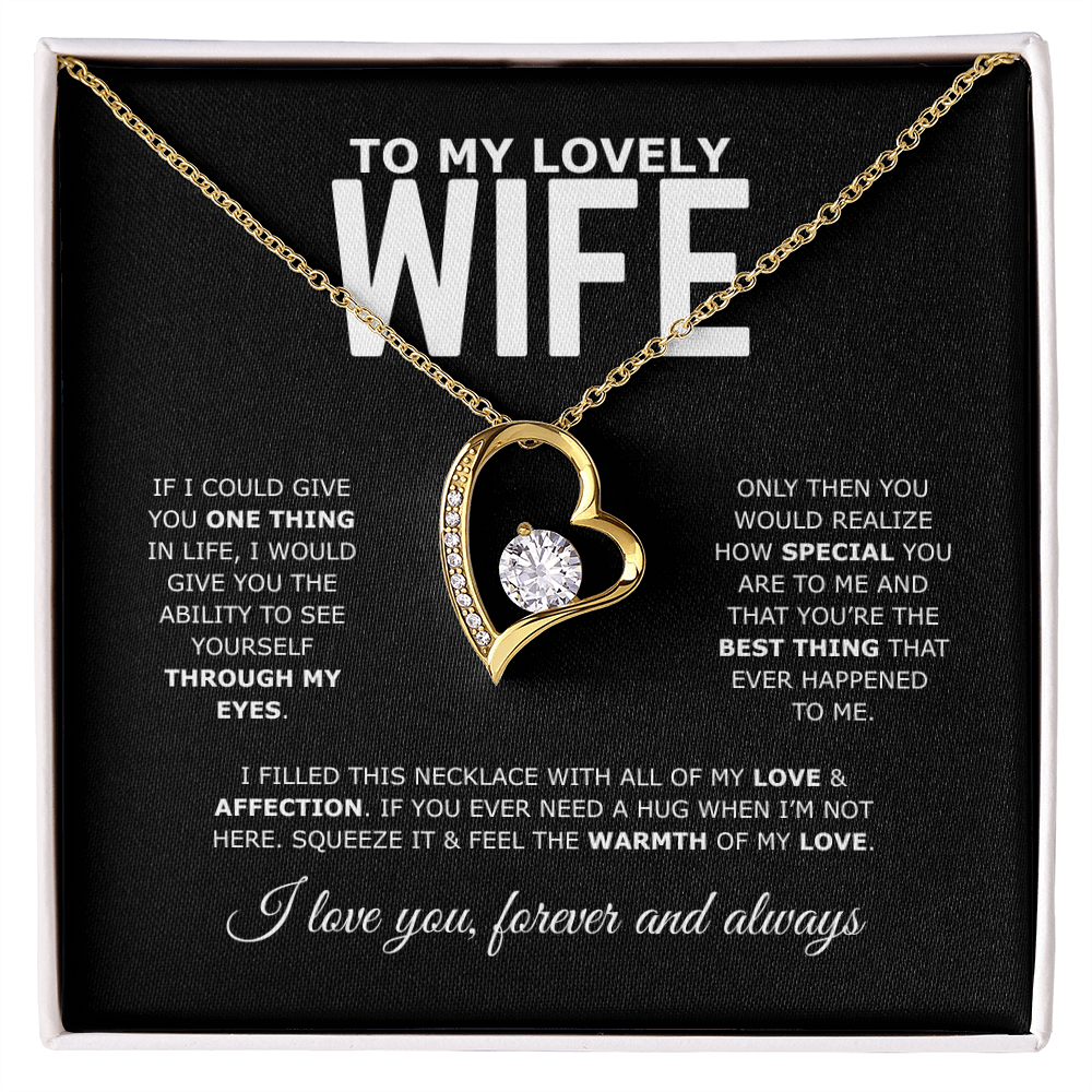 To My Lovely Wife | Forever Love Necklace