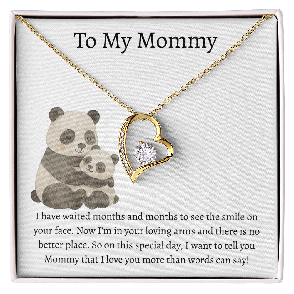 To My Mommy Pandas | Forever Love Necklace