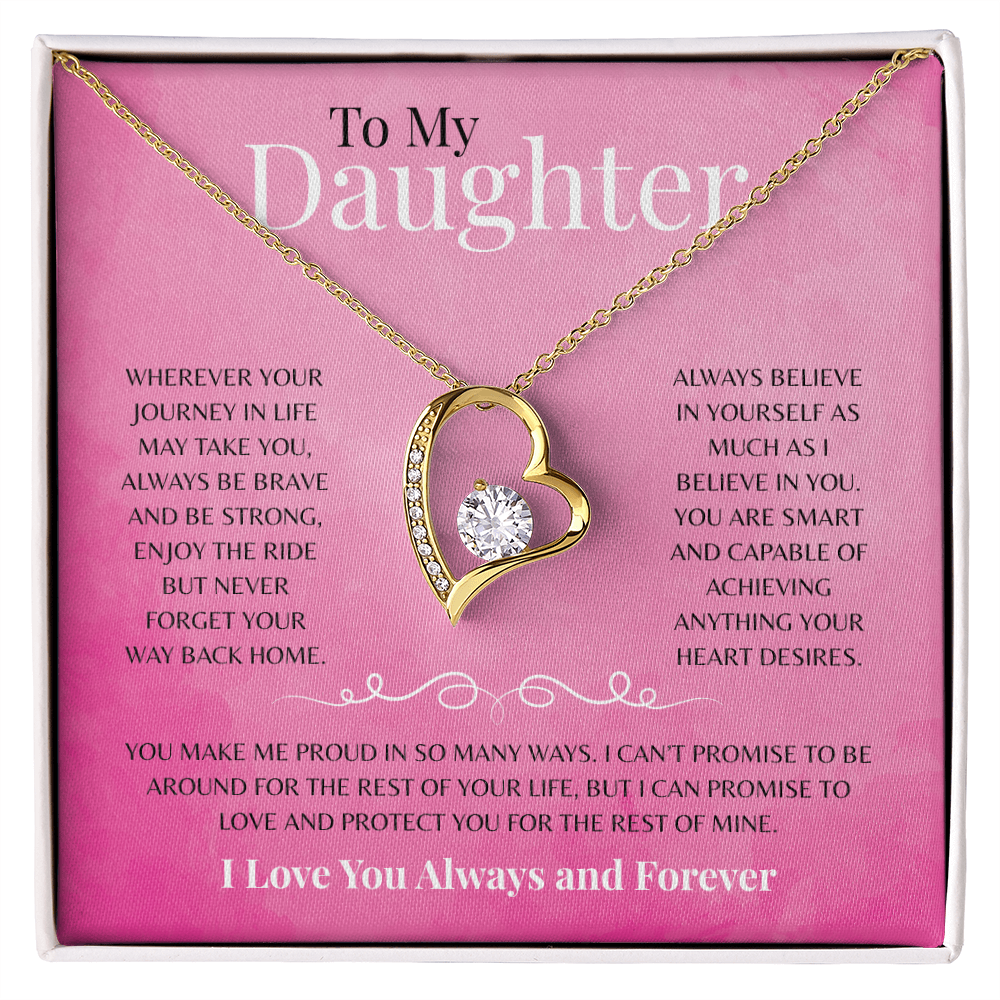 To My Daughter | Forever Love Necklace