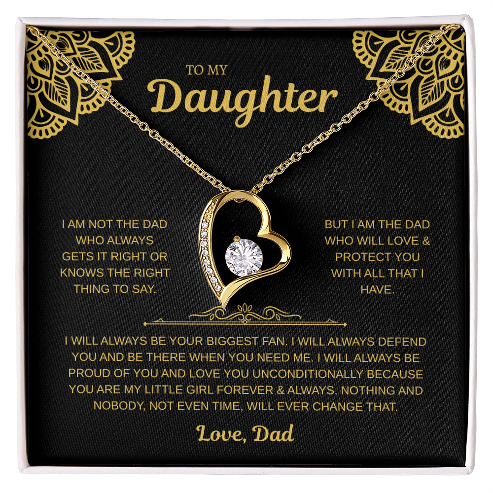 To My Daughter from Dad | Forever Love Necklace