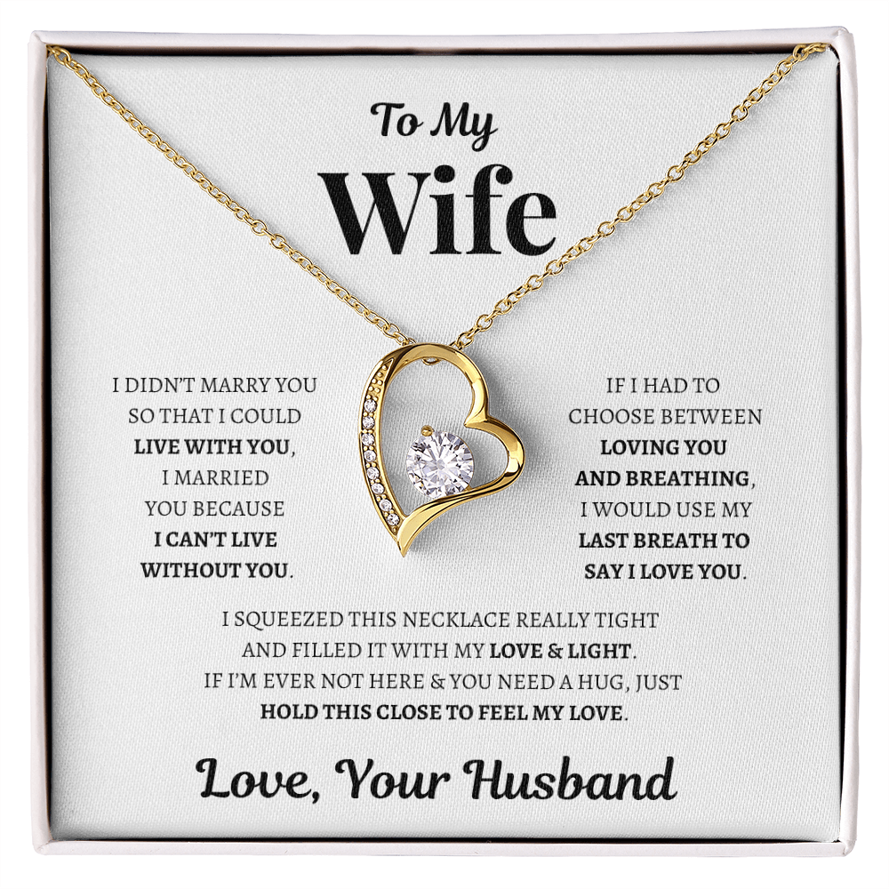 To My Wife | Forever Love Necklace