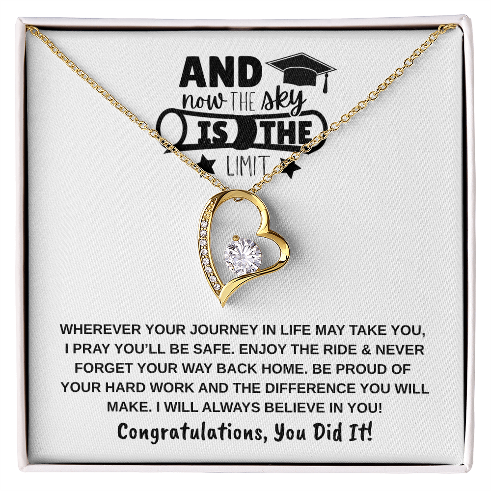 Sky is the Limit Graduation | Forever Love Necklace