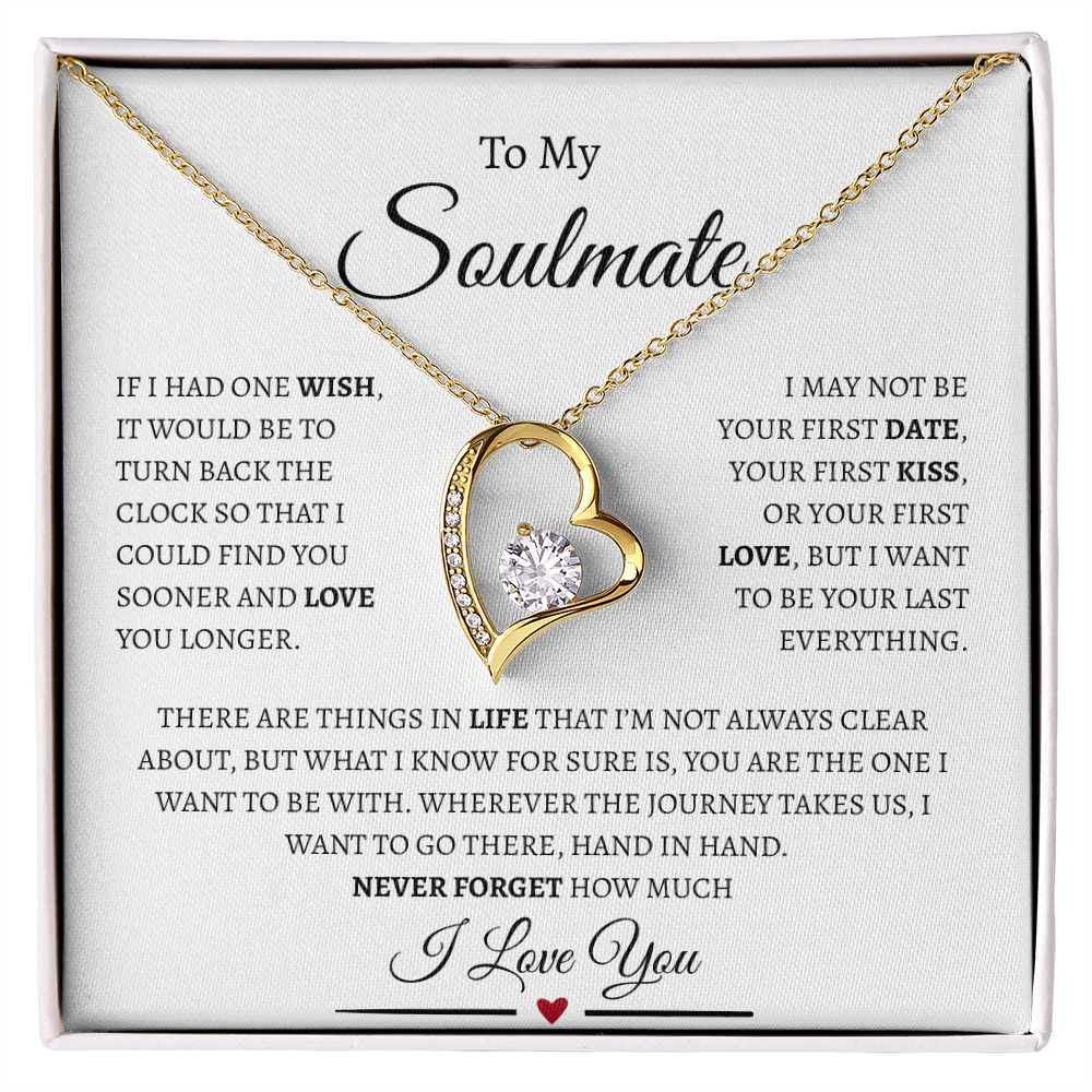 To My Soulmate | Forever Love Necklace