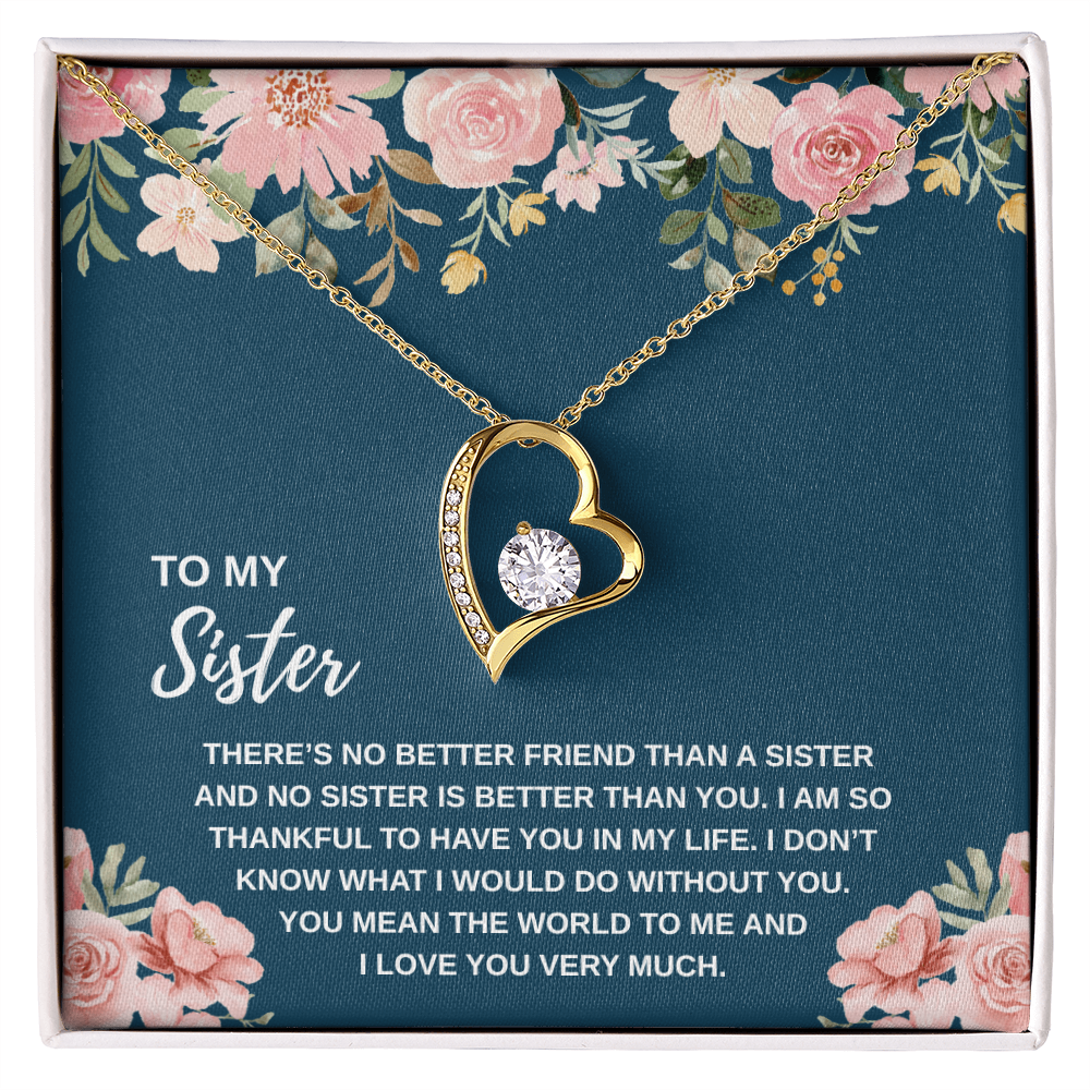 To My Sister | Forever Love Necklace